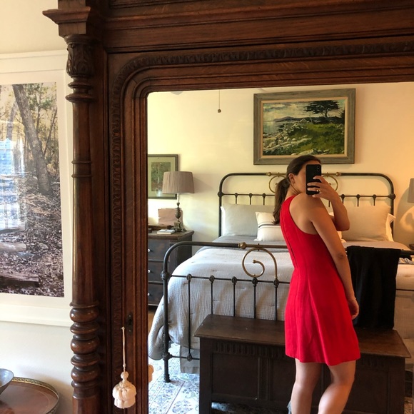 Rag & Bone Red Dress- size 2 (would for 2 or 4) - Picture 3 of 6